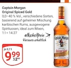 Original Spiced Gold Angebote von Captain Morgan bei GLOBUS Salzgitter für 9,99 €