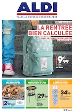 Catalogue Aldi à Lille, avec 36 pages Prospectus Aldi à Lille, "La rentrée bien calculée", 36 pages, 30/06/2020 - 06/07/2020