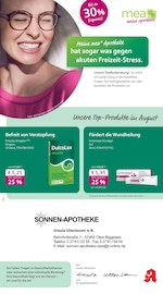 Aktueller mea - meine apotheke Apotheken Prospekt in Drolshagen und Umgebung, "Unsere August-Angebote" mit 4 Seiten, 01.08.2025 - 31.08.2025