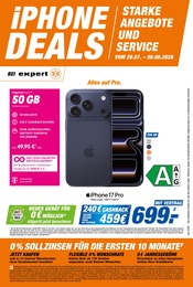 Smartphone im expert Prospekt in Amberg Aktueller expert Prospekt mit Smartphone, "iPHONE DEALS", Seite 1