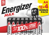 Lot de 16 piles dont 4 offertes - Energizer en promo chez Weldom Nîmes à 12,90 €