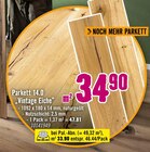 Parkett 14.0 Vintage Eiche im Angebot bei Hornbach in Münster Parkett 14.0 Vintage Eiche Angebote bei Hornbach Münster für 33,90 €
