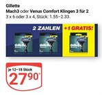 Mach3 im Angebot bei GLOBUS in Salzgitter Mach3 Angebote von Gillette bei GLOBUS Salzgitter für 27,90 €