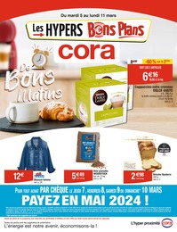 Catalogue Supermarchés Cora en cours à Sannois et alentours, De Bons Matins, 32 pages, 05/03/2024 - 11/03/2024