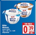 Milchreis von Müller für 0,39 € bei EDEKA im Angebot Milchreis von Müller im aktuellen EDEKA Prospekt