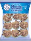 10 coquilles saint-jacques à la bretonne surgelées - COMPTIOR DES MARÉES en promo chez Intermarché Nantes à 9,90 €