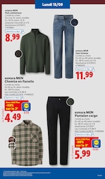 Prix et réduction Chemise Homme dans le prospectus Lidl en cours Offre Chemise Homme dans le catalogue Lidl du moment à la page 73