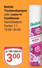 Trockenshampoo Angebote von Batiste bei GLOBUS Wetzlar für 3,00 €