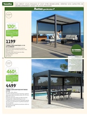 Promos Tonnelle dans le catalogue "VIVEZ VOTRE JARDIN." de Auchan Hypermarché Tonnelle en promo dans le catalogue Auchan Hypermarché à la page 34