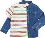 CHEMISE + TEE-SHIRT GARÇON INEXTENSO - IN EXTENSO en promo chez Auchan Hypermarché CHEMISE + TEE-SHIRT GARÇON INEXTENSO - IN EXTENSO dans le catalogue Auchan Hypermarché