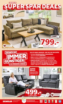 Couch im Segmüller Prospekt "Super Spar Deals" mit 8 Seiten (Heidelberg)