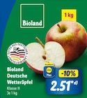 Deutsche Wetteräpfel von Bioland im aktuellen Lidl Prospekt für 2,51 €