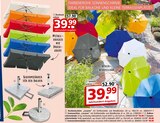 Sonnenschirm oder Sonnenschirmständer von  im aktuellen Segmüller Prospekt für 39,99 €