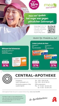Aktueller mea - meine apotheke Prospekt "Unsere Juli-Angebote" für Berlin Aktueller mea - meine apotheke Prospekt für Berlin mit Seiten