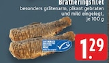 Bratheringsfilet im Angebot bei E center in Krefeld Bratheringsfilet Angebote bei E center Krefeld für 1,29 €