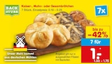 Kaiserbrötchen im Angebot bei Netto Marken-Discount in Filderstadt Kaiserbrötchen Angebote von Backstube bei Netto Marken-Discount Filderstadt für 1,00 €