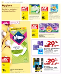 Prix et réduction Tennis dans le prospectus Carrefour en cours Offre Tennis dans le catalogue Carrefour du moment à la page 38