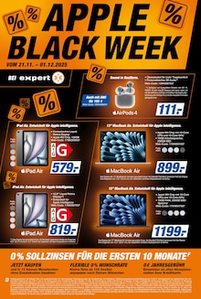 expert Prospekt der Woche "APPLE BLACK WEEK" Seite 2, 21.11.2025 bis 01.12.2025 für Bad Hersfeld Aktueller expert Prospekt "APPLE BLACK WEEK" Seite 2 von 2 Seiten für Bad Hersfeld