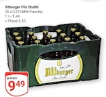 Bitburger Pils Stubbi Angebote von Bitburger bei GLOBUS Siegen für 9,49 €