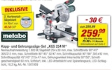 Kapp- und Gehrungssäge-Set "KGS 254 M" bei toom Baumarkt im Lengerich Prospekt für 259,99 €