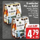 Pils Angebote von Krombacher bei EDEKA Paderborn für 4,79 €