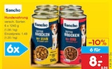 Hundennahrung im Angebot bei Netto Marken-Discount in Lutherstadt Wittenberg Hundennahrung Angebote von Sancho bei Netto Marken-Discount Lutherstadt Wittenberg für 8,00 €