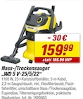 Nass-/Trockensauger „WD 5 V-25/5/22“ Angebote von Kärcher bei toom Baumarkt Hattingen für 159,99 €