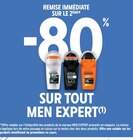 -80% de remise immédiate sur le 2ème sur tout MEN EXPERT - MEN EXPERT dans le catalogue Intermarché Super