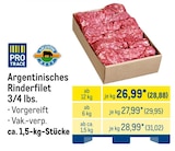 Aktuelle Rindfleisch Angebote bei METRO in Wuppertal Aktuelles Argentinisches Rinderfilet Angebot bei METRO in Wuppertal ab 28,88 €