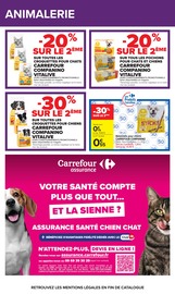 Promos Croquettes Chien dans le catalogue "CARREFOUR" de Carrefour Croquettes Chien en promo dans le catalogue Carrefour à la page 64