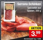 Serrano Schinken Angebote von Proquesa bei Zimmermann Mainz für 3,99 €