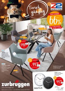Funkuhr im aktuellen Zurbrüggen Prospekt (Dortmund) Funkuhr im Zurbrüggen Prospekt "TIERISCH GÜNSTIG" mit 40 Seiten (Dortmund)