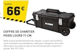 Tout Faire Mauvezin - Promo Coffre de chantier poids lourd 71 cm Promo Coffre de chantier poids lourd 71 cm à 66,00 € dans le catalogue Tout Faire à Mauvezin