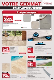 Promos Piscine dans le catalogue "POUR BIEN RÉNOVER COMPTEZ SUR NOUS…" de Gedimat Piscine en promo dans le catalogue Gedimat à la page 17
