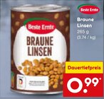 Braune Linsen von Beste Ernte im aktuellen Netto Marken-Discount Prospekt