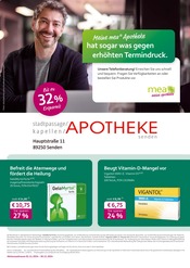 Aktueller mea - meine apotheke Apotheke Prospekt in Senden und Umgebung, "Unsere November-Angebote" mit 4 Seiten, 01.11.2024 - 30.11.2024