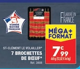 Promo 7 BROCHETTES DE BOEUF à 7,99 € dans le catalogue Aldi à Longmesnil