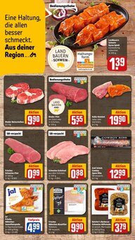 Rindfleisch im REWE Prospekt "Dein Markt" mit 34 Seiten (Pforzheim)