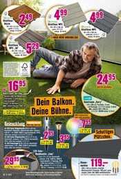 Kunstrasen im Hornbach Prospekt in Düren Aktueller Hornbach Prospekt mit Kunstrasen, "Dein Wille verlegt Deine Terrasse.", Seite 8