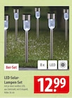 LED-Solar-Lampen-Set Angebote bei famila Nordost Neustadt für 12,99 €