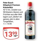Aktuelles Killepitsch Premium Kräuterlikör Angebot bei GLOBUS in Bochum ab 13,99 €