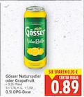 NaturRadler von Gösser im aktuellen E center Prospekt