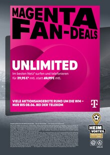 Smartphone im aetka Prospekt "MAGENTA FAN-DEALS" mit 1 Seiten (Frankfurt (Main))
