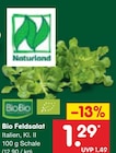 Bio Feldsalat von Naturland für 1,29 € bei Netto Marken-Discount im Angebot Bio Feldsalat von Naturland im aktuellen Netto Marken-Discount Prospekt