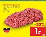 Hackfleisch gemischt bei Netto Marken-Discount im Prospekt "" für 1,00 €
