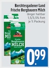 Frische Bergbauern Milch 1,5% Fett bei EDEKA im Lenggries Prospekt für 0,99 €