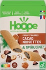 Crousti'barres cacao noisettes & spiruline - Hoope dans le catalogue Intermarché Super