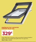 Gedimat Strasbourg - Promo Fenêtre de toit à rotation confort ggl Promo Fenêtre de toit à rotation confort ggl à 329,00 € dans le catalogue Gedimat à Strasbourg