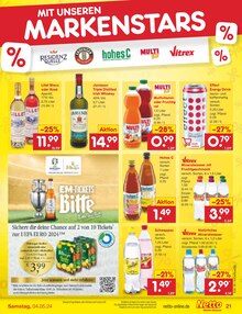 Spirituosen im Netto Marken-Discount Prospekt "Aktuelle Angebote" mit 50 Seiten (Würzburg)