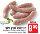 Frische grobe Bratwurst bei EDEKA im Neu-Ulm Prospekt für 8,99 €